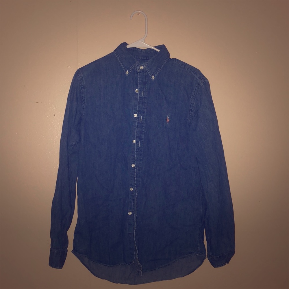 Polo Ralph Lauren denim button down shirt